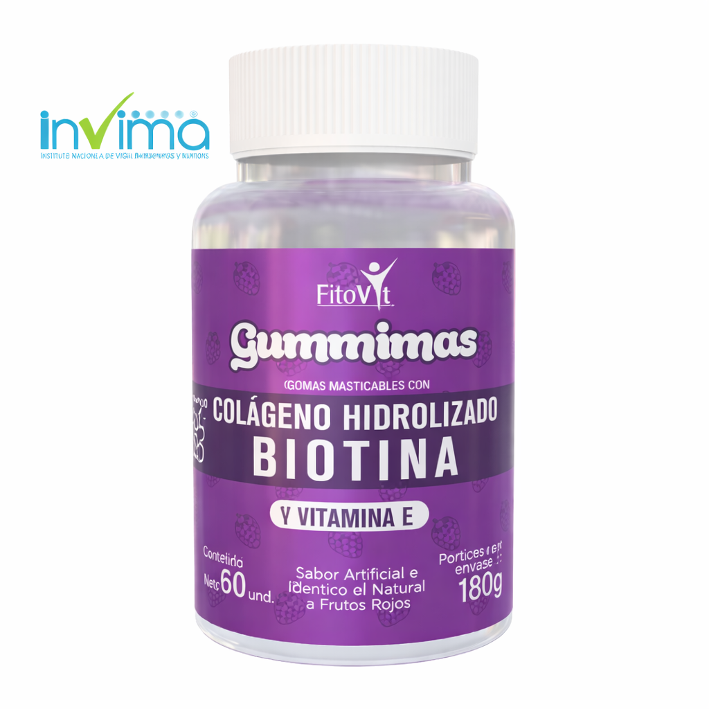COLÁGENO BIOTINA GOMITAS X60UND FITOVIT